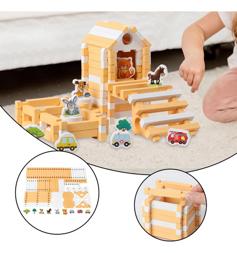 Juego De Bloques De Construcción Para Niños, Construcción