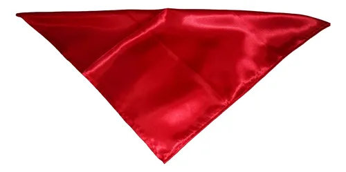 comprar Golilla O Pañuelo Rojo En Saten 45 X 45 !!! Leer Descripcion