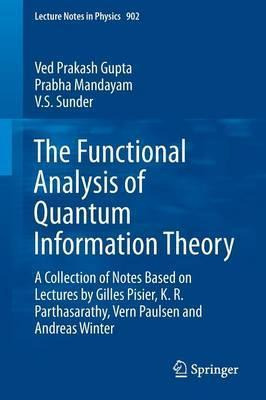 Libro The Functional Analysis Of Quantum Information Theo...