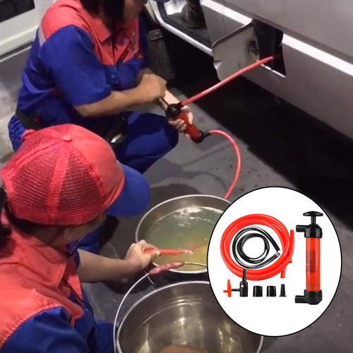 De Bomba De Sifón Manual Extractor De Aceite Con Conector