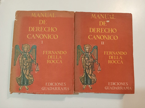 Manual De Derecho Canónico Dos Tomos Fernando Della Rocca 