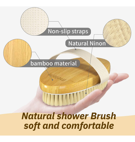 Cepillo Corporal De Cepillado En Seco Para Exfoliar Y Masaje