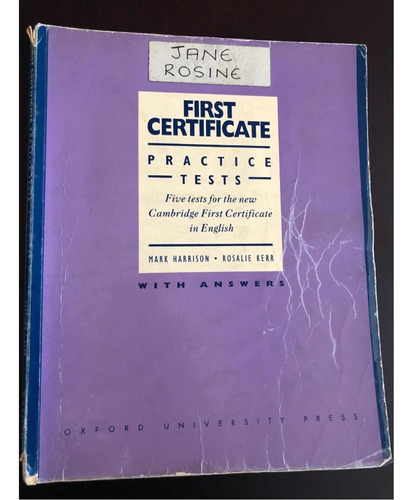 First Certificate Practice Tests - Oferta