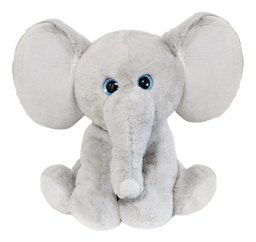 Elefante De Peluche Gris Grande Pelucheria