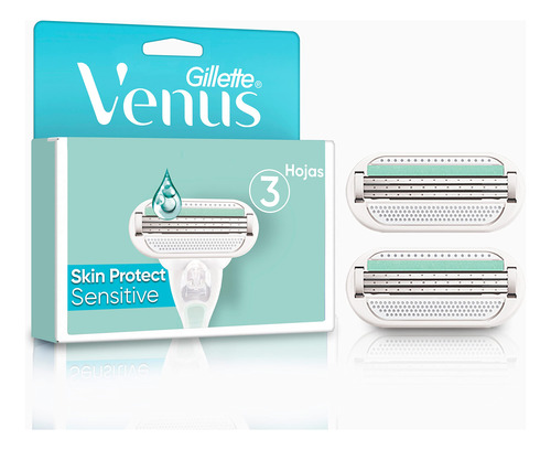 Repuesto Máquina De Afeitar Sensitive Venus 2 Un.