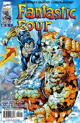 Fantastic Four 2 Quarteto Fantástico Importada Namor Jim Lee