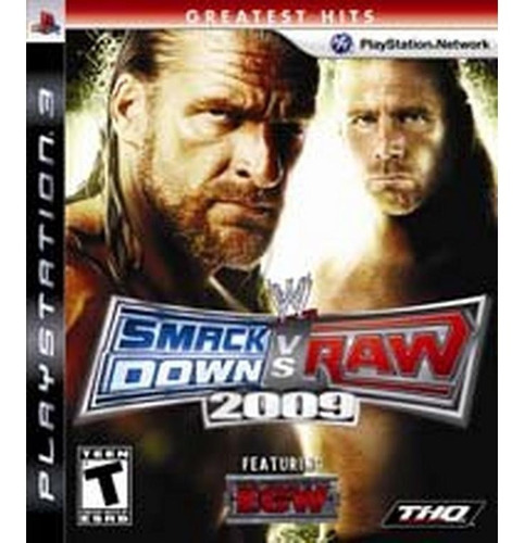 Smack Down Vs Raw 2009 Juego Ps3 Original Completo Fisico