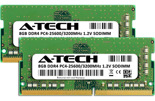 A-tech 16gb (2x8gb) Ddr4 3200 Mhz Sodimm Pc4-25600 (pc4-3...