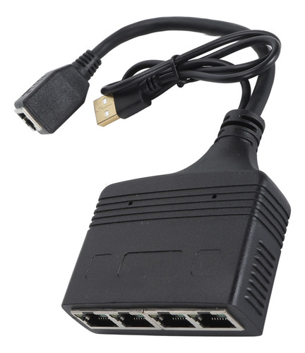 Divisor De Internet Rj45 De 1 A 4 Salidas Gigabit Ethernet 1
