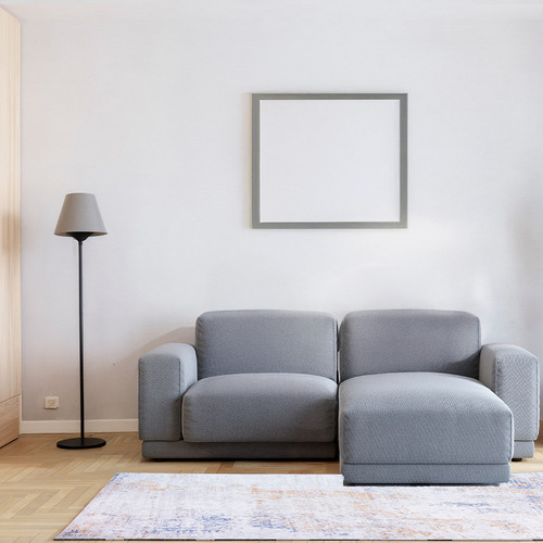 Tapete Sala Estilo Nórdico 200x160 Cm Suavidad Elegancia Ancho 1.6 M Color Opalo Azul Diseño De La Tela Opalo Azul Largo 2 M