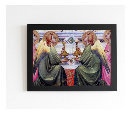 Quadro Art Gaddi Agnolo Coroação Da Virgem