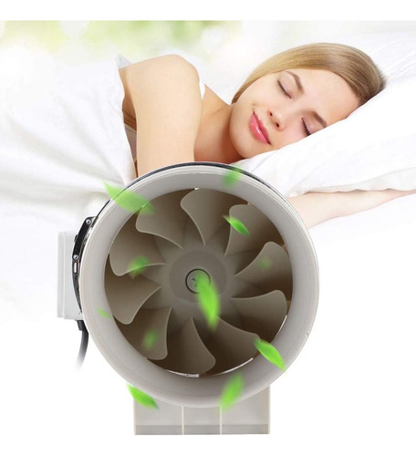 Potente Extractor De Aire Silencioso De 6 Pulgadas