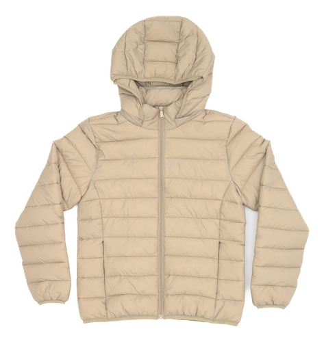 Campera Canva Tipo Puffer Acolchada Con Bolsa 210834i25