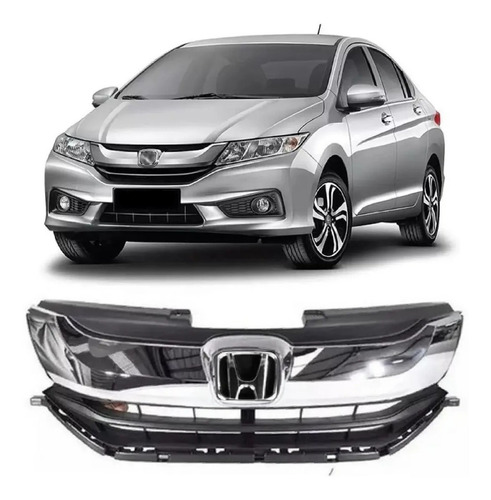 Grade Honda City 2015 2016 Completa Com Emblema