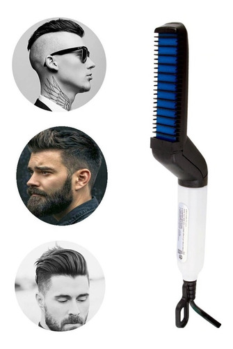 Peina Modelado Alisador Cepillo Plancha Barba Cabello Hombre