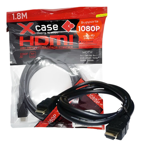 Cable Hdmi 1.8 Metros Fullhd 1080p Ps3 Xbox 360 Laptop Pc 