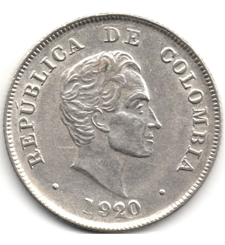 20 Centavos 1920 Plata