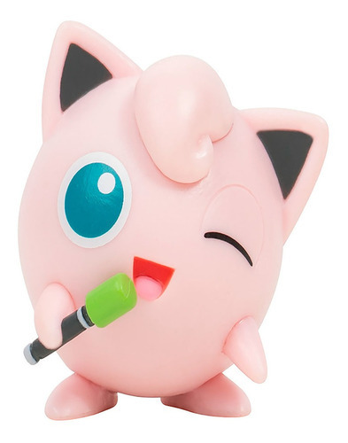 Pokémon - 3 Figuras De Ação -cyndaquil, Jigglypuff E Marowak