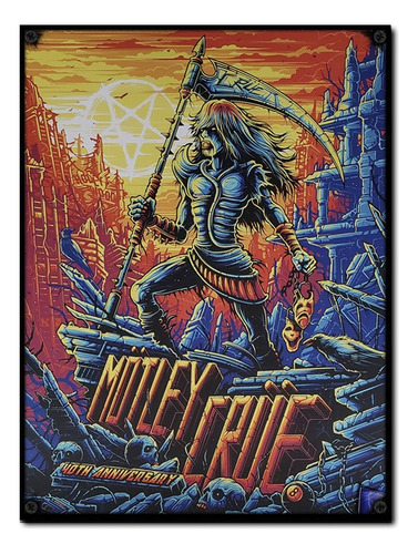 #1438 - Cuadro Decorativo - Mötley Crüe Música Rock Poster 