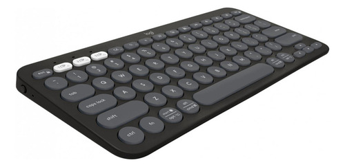 Teclado Logitech Pebble Keys 2 K380s 60% Bluetooth Grafito