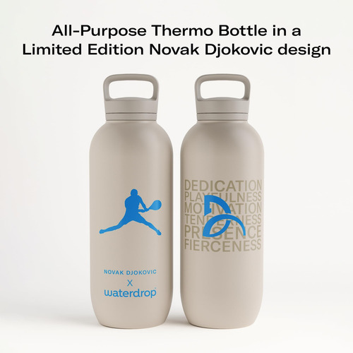 Waterdrop Microdrink X Novak Djokovic Botella De Acero 47 Oz