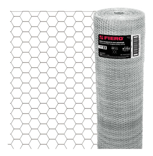 Rollo Malla Hexagonal Cal.23, 0.90x 45m, Abertura 13mm, 16kg