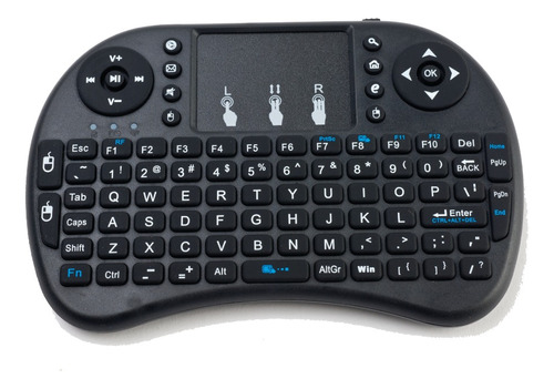 Mini Control Teclado Para Smart Tv Inalambrico