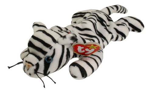 Peluche Ty Beanie Baby  Blizzard  El Tigre Blanco 041633