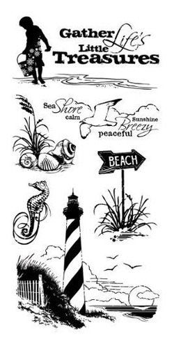 Inkadinkado Down By The Seaside Clear Stamps