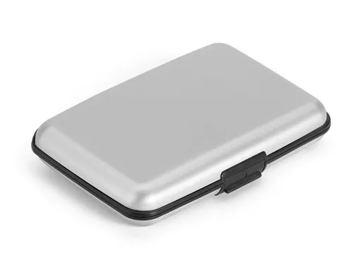 comprar Tarjetero En Aluminio Billetera Porta Tarjetas Elegante