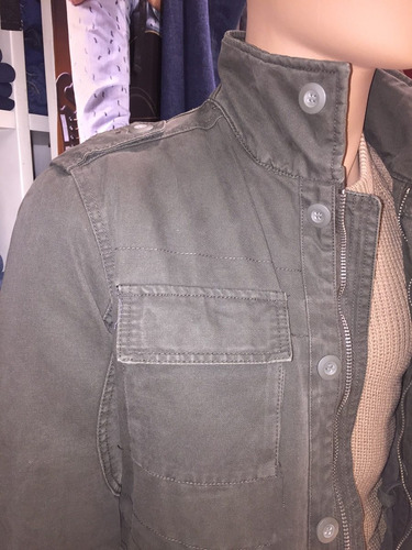 Imagen 8 de 10 de Campera Parka Hombre Militar Gabardina Promocion