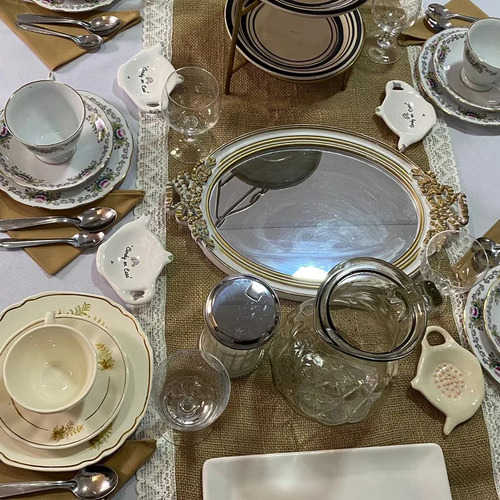 Meriendas A Domicilio Alquiler Vajilla Porcelana.