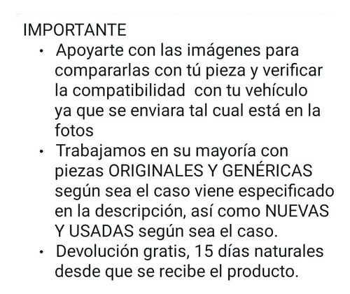 Pistones Con Bielas Ford Focus Medida Estándar 2.0 Atm 2013 (Usado)