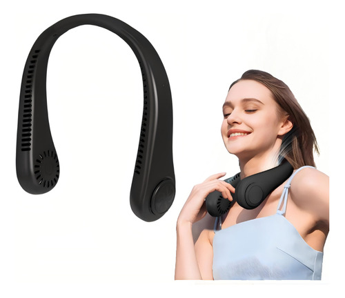 Ventilador De Cuello Portátil Sin Aspas Mini Usb Recargar