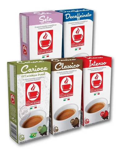 Cápsulas Bonini Nespresso - Pack Degustación | Cuotas sin interés