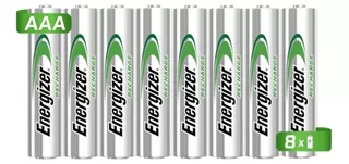 8 Pilas Baterías Recargables Energizer Tamaño Aaa 800mah