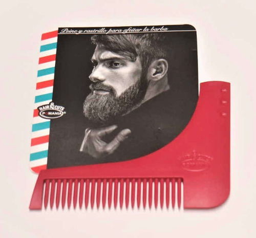 Peine Para Delineado De Barba Peluquero / Barbero