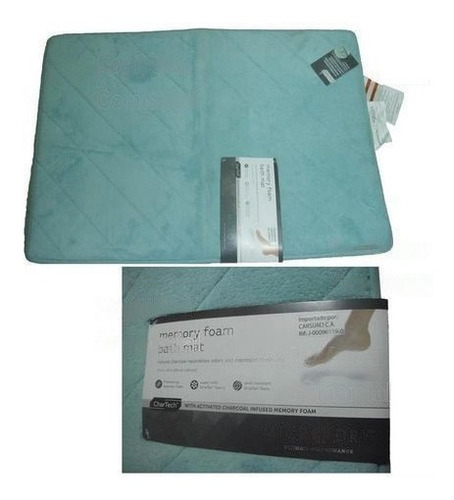 Imagen 4 de 6 de Alfombra Baño Microfibra Antideslizante Absorbente 43 X61 Cm