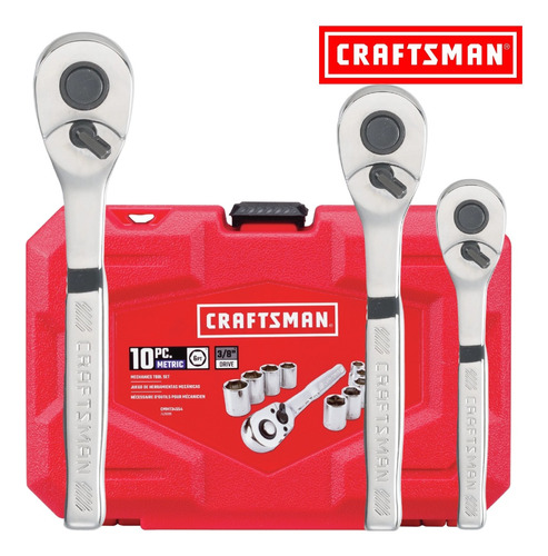 Craftsman Juego 3 Raches De 1/4 , 3/8  1/2  *delivery Gratis