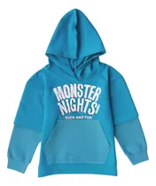 Comprar Buzo Canguro Nene Niños Grisino Algodón Estampado