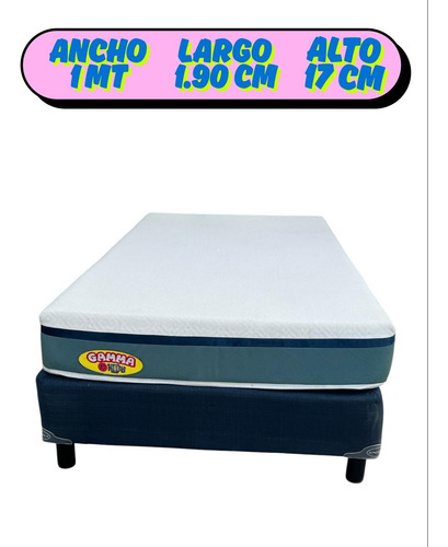 Colchon Individual De Memoryfoam Gamma Kids
