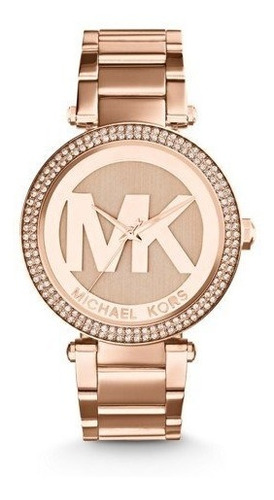 Reloj Michael Kors Para Mujer Mk5865 Parker Oro Rosa