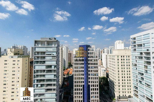 Imagem 22 de 27 de Flat Com 1 Dormitório À Venda, 51 M² Por R$ 597.000,00 - Moema - São Paulo/sp - Fl0048