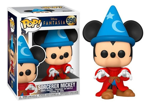 Funko Pop Disney Fantasía Sorcerer Mickey, Hechicero, #990