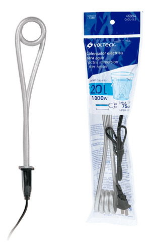 Calentador De Inmersion Para Agua, Calienta 20 A 30 Litros.