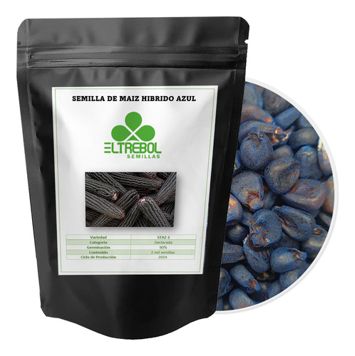 Maíz Híbrido Azul S T A Z 1 (2 Millares)