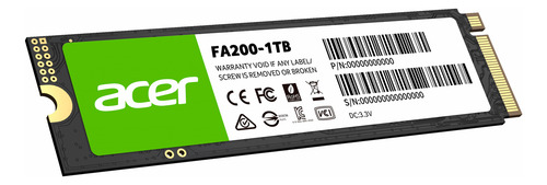 Unidad Ssd Acer Fa200 Nvme 1tb Pci Express 4.0 M.2