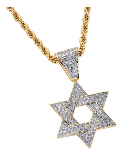 Collar Con Colgante De Seis Estrellas De Circonita Cúbica