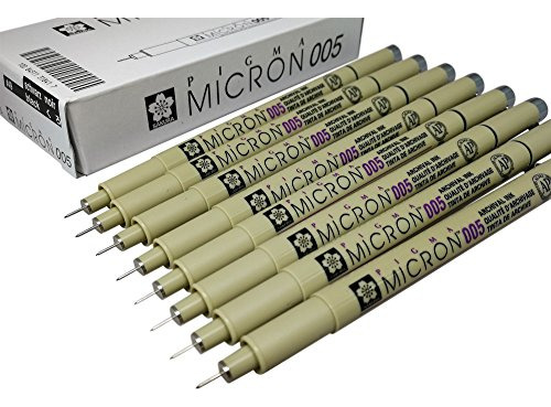 Sakura Micron Pigma Rotulador De Tinta 8 Unidades