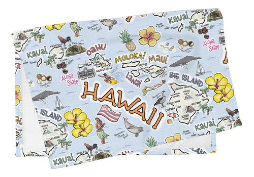 Toalla Multiuso Mapa Estatal Hawaii